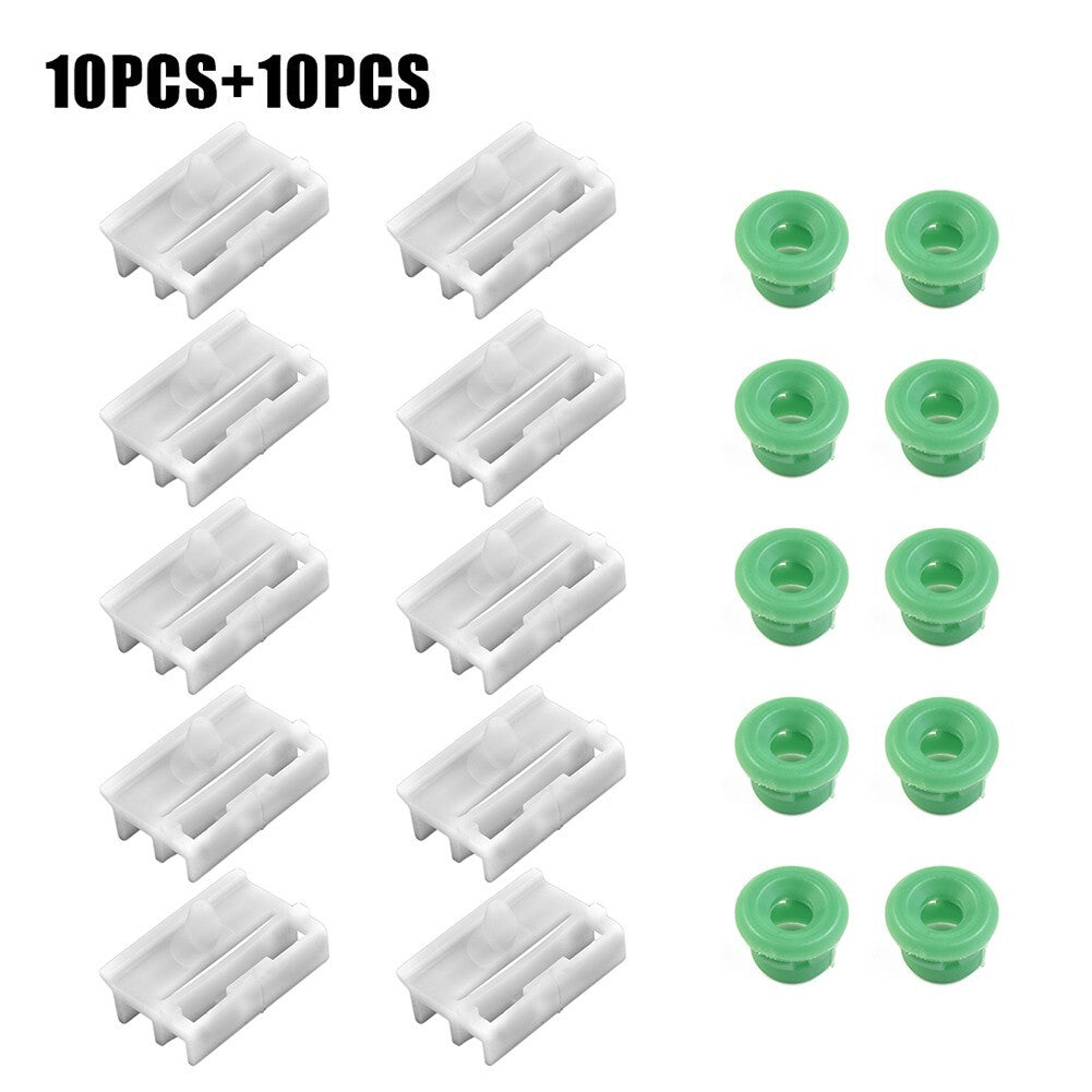 20-piece set of side skirt trim clips + buttonholes suitable for E36, E46, E90, E91