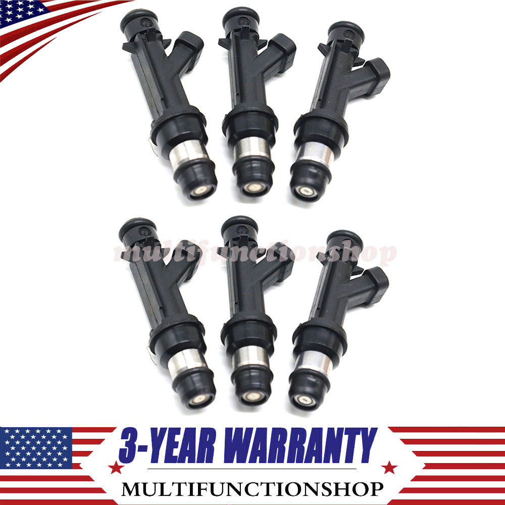 6x Fuel Injectors for 2000-2004 for Oldsmobile Silhouette Alero 3.4L V6 25323971