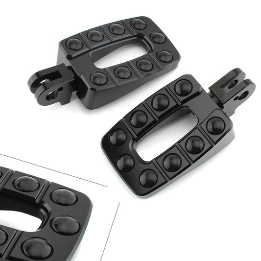 For T100 2002-2013 Adventurer Black Rear Foot Peg Footrest Foot Pedal Non-slip