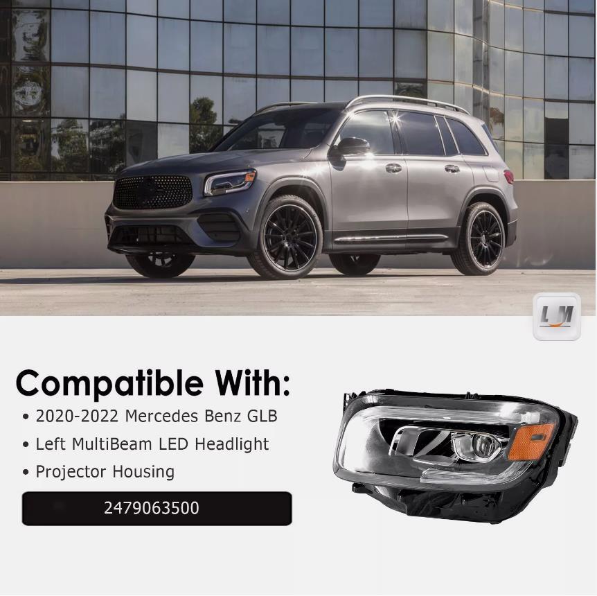 for Mercedes-Benz GLB GLB35 GLB250 AMG W247 MultiBeam LED Headlight Left Driver