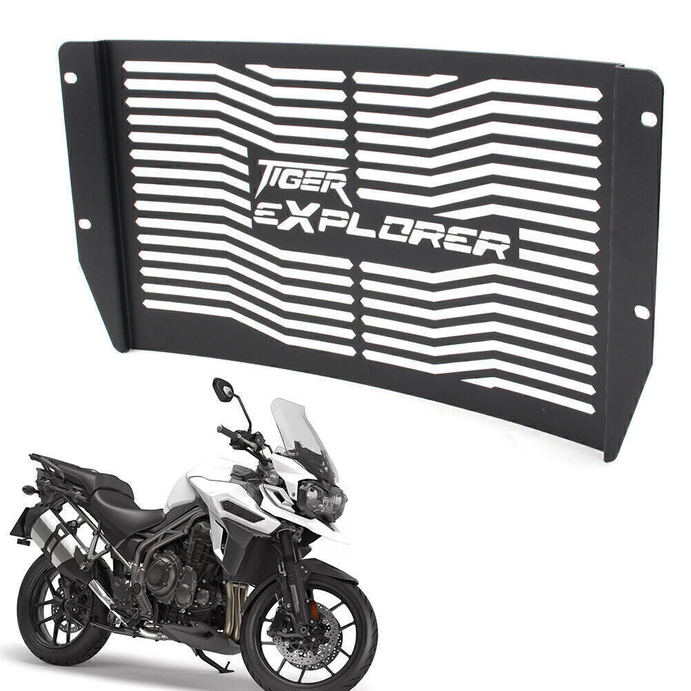 Radiator Guard Protector Grill Cover Fit for TIGER 1200 EXPLORER 2012-2017 Black