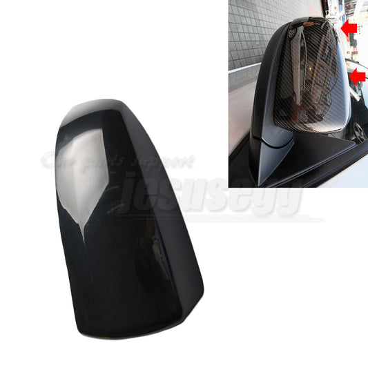 Right Passenger Door Wing Rearview Mirror Cover Cap for BMW for X5 X6 E70 2006-2013