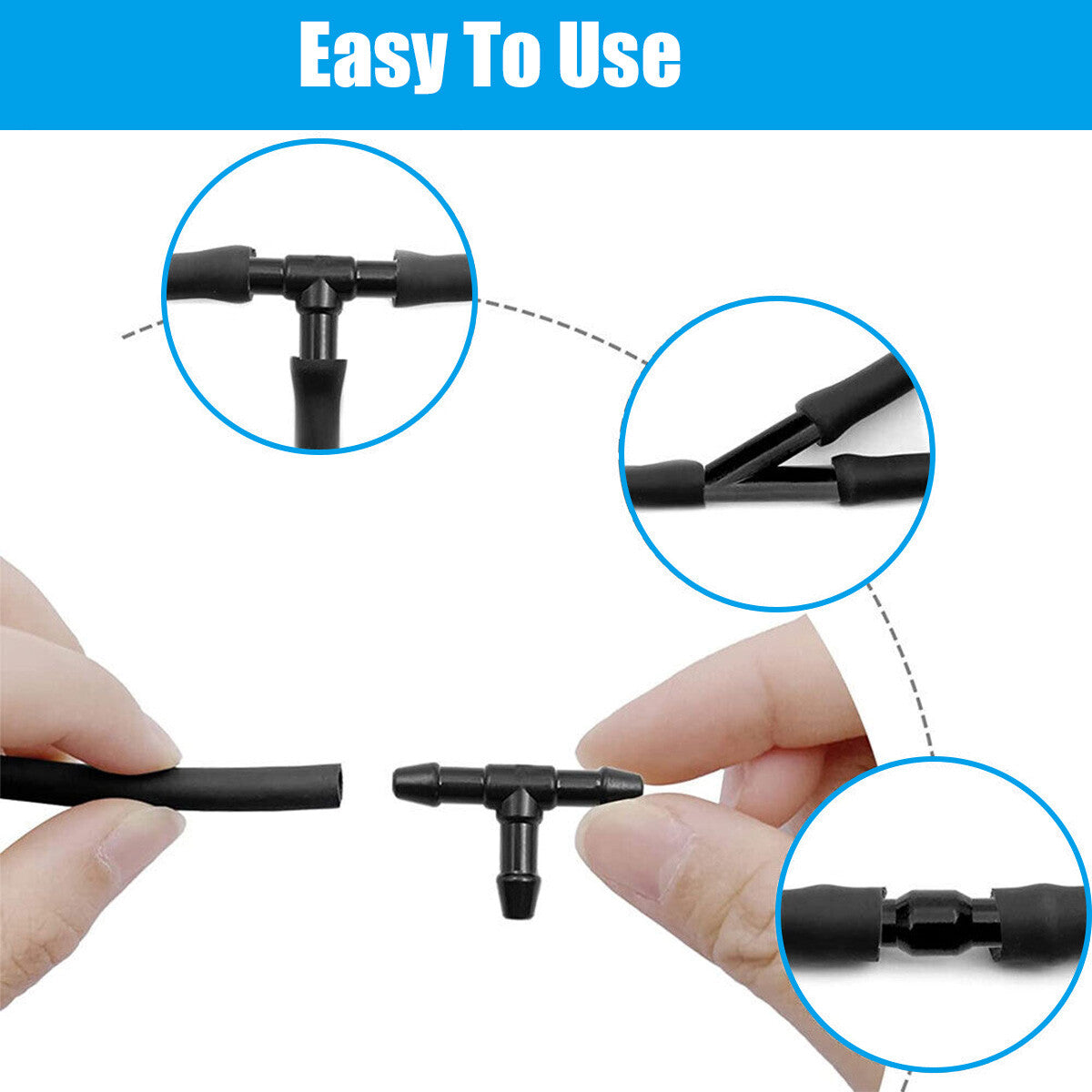 2Pcs Windshield Wiper Washer Fluid Jet Nozzle for Ford F150 2004 2005 2006-2014