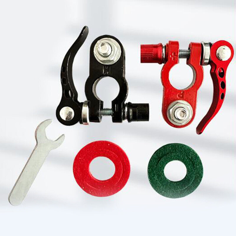 1 Dual Automotive SUV Battery Clip Terminal Connector Aluminum Alloy Pins