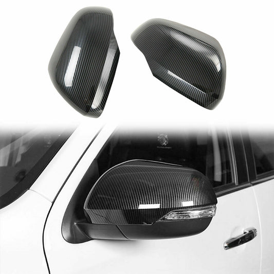 Side Door Mirror Protect Cover Trims for Mitsubishi Montero Pajero Sport 2016-21