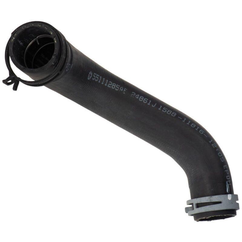 1-Pack Riloer Car Radiator Upper Hose for Dodge 55111285AE Black