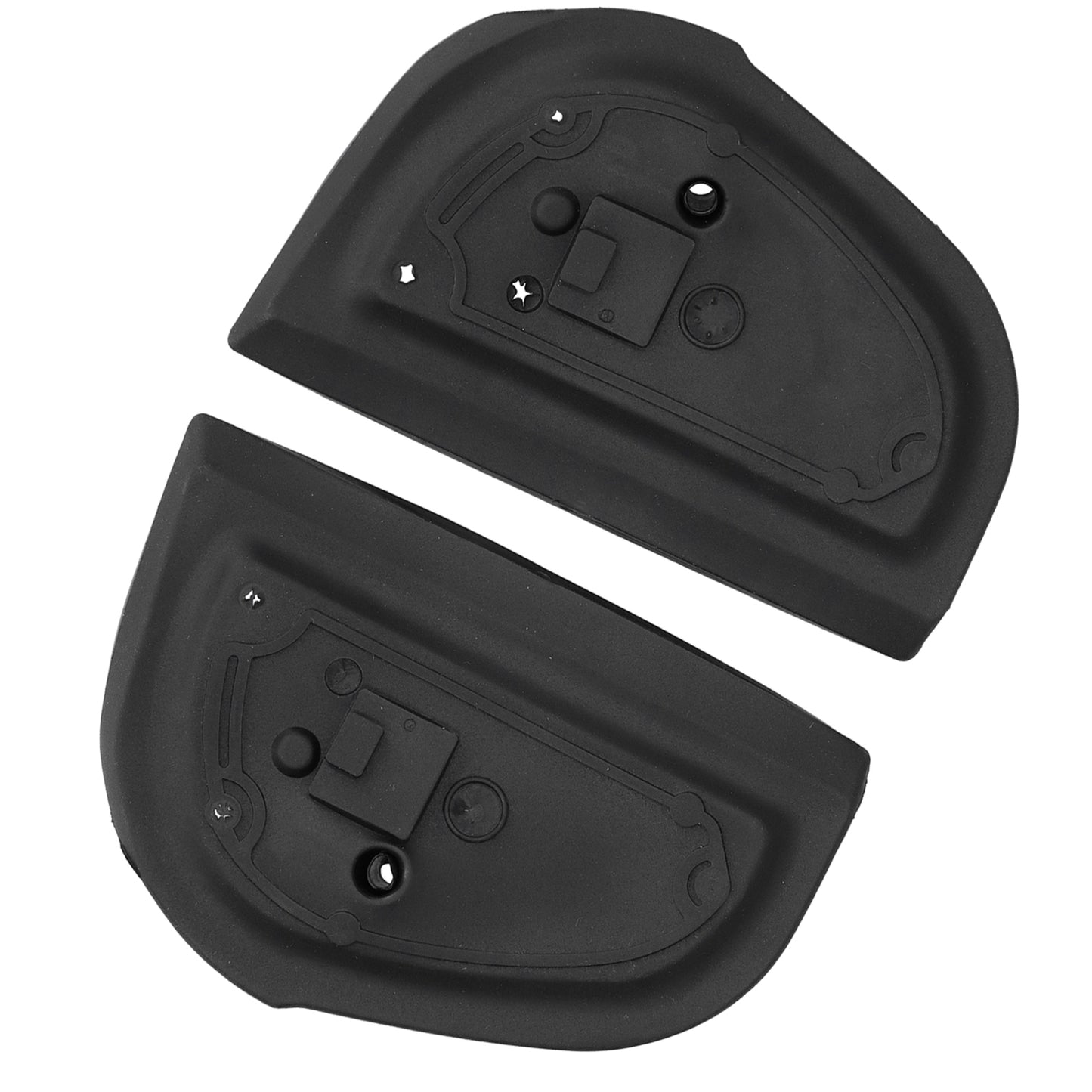 2-piece rubber exterior mirror gasket set suitable for Mercedes-Benz W210 W202 W140