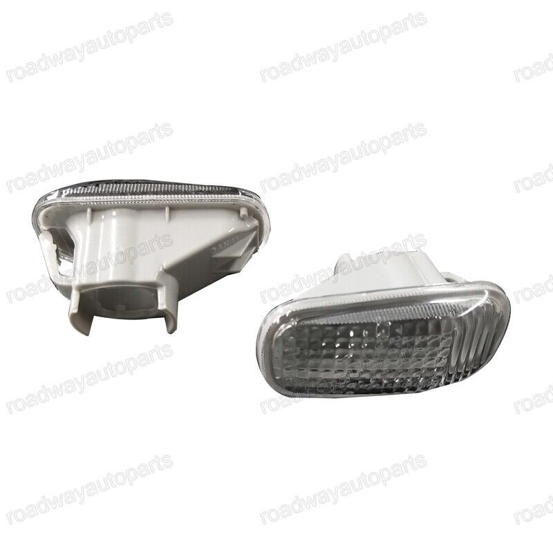 2PC White Front Fender Side Marker Light Lamp for HONDA VEZEL / HRV 2014-2018