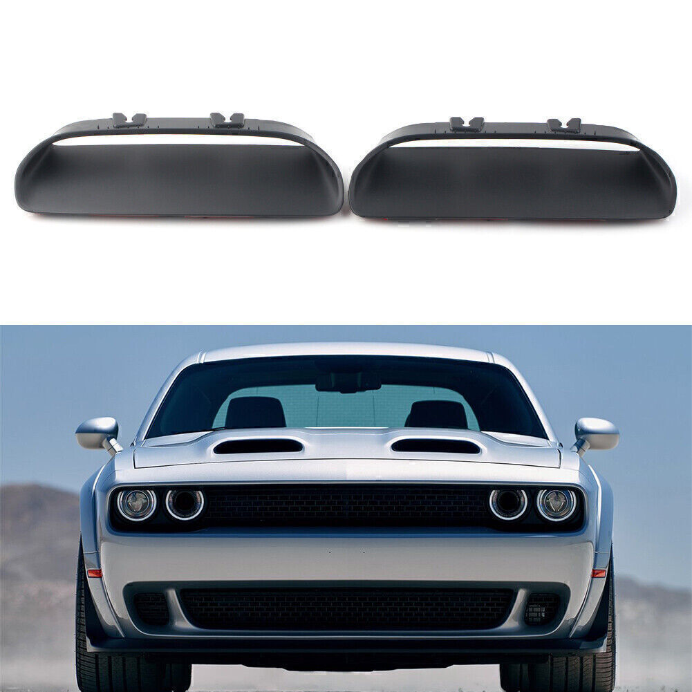 Paar Haubenblenden Links  rechts Schwarz f¨¹r for Dodge for Challenger Redeye 2019 2020