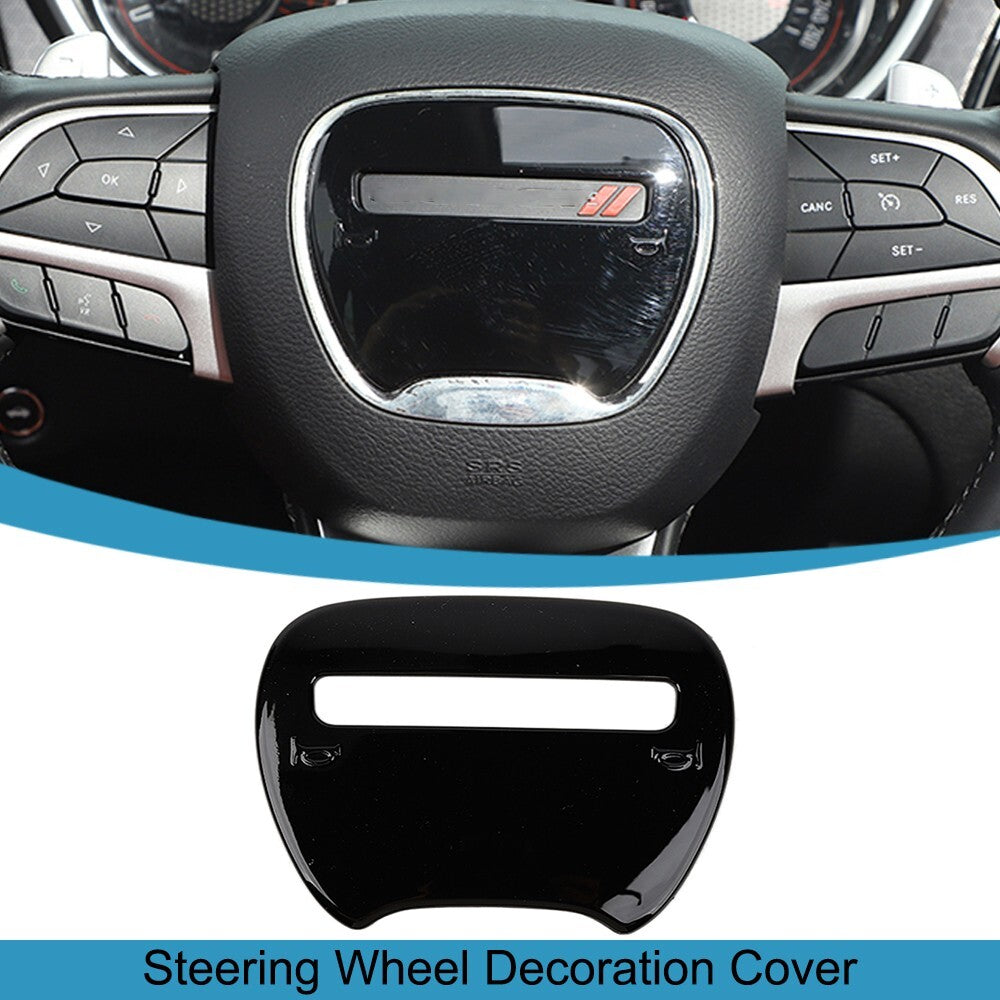 Steering Wheel Decoration Cover Trim for Dodge for Challenger Charger 2015-2023