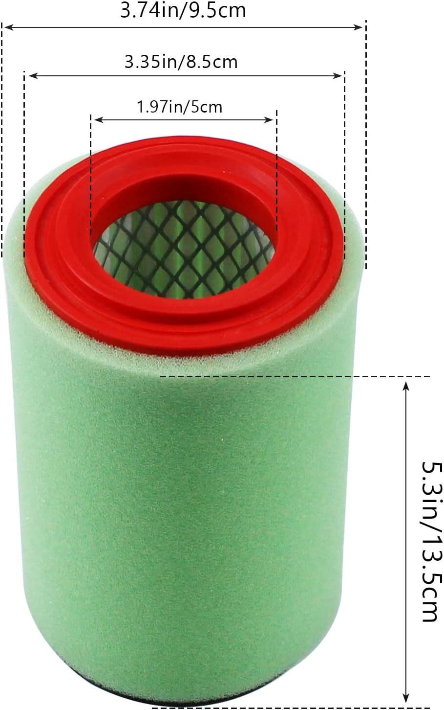 Air Filter Cleaner for Yamaha Big Bear Tracker 250 YFM250X YFM250B Bruin 250