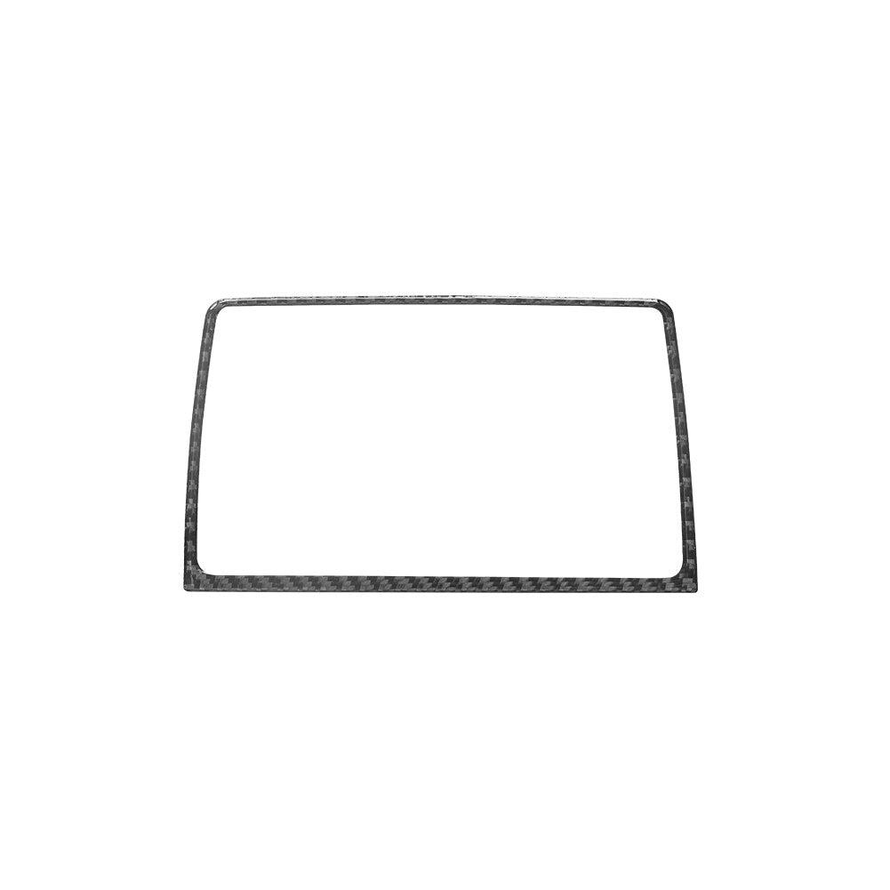 Carbon fiber central LCD frame decorative cover for the modern for Veloster JS 2019-22