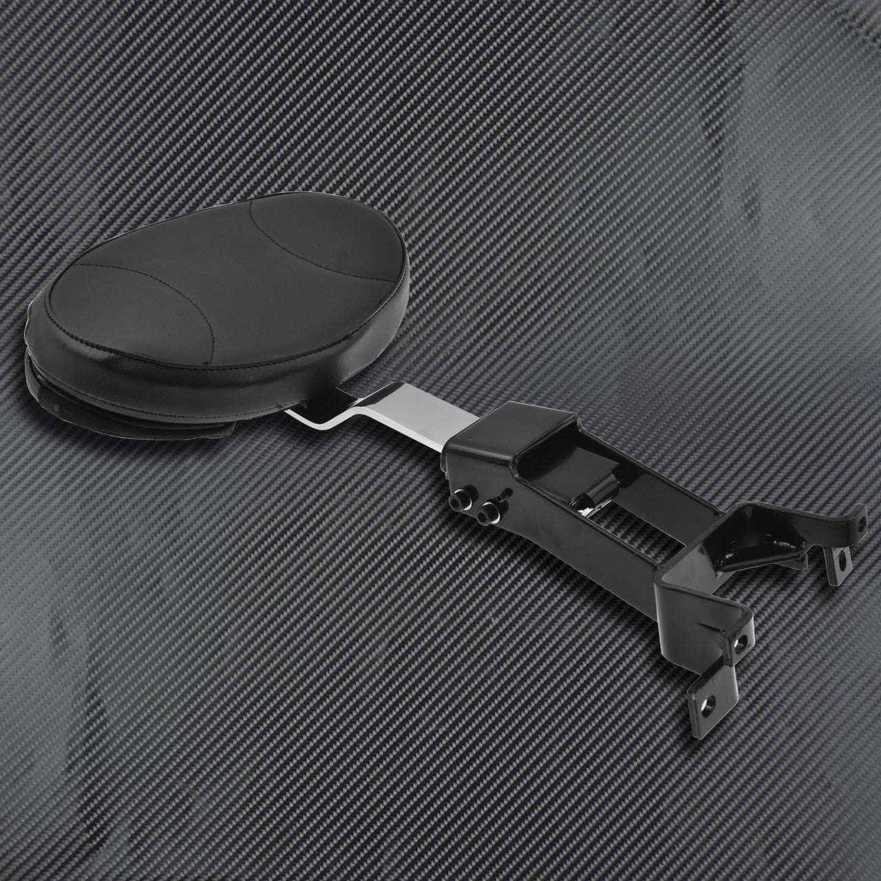 Adjustable Drive Backrest w/ Mounting Kit Chrome Handle Fit For Indian '14-18
