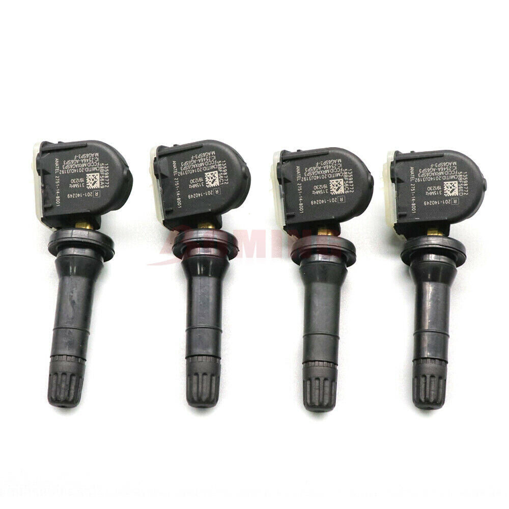 4 new TPMS 13598772 Tire Pressure Monitoring Sensors for Chevrolet for GMC and for Buick 315MHz