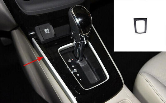 Car for Nissan Sentra 13-19 Black Titanium Central Console Gear Shift Frame Trim