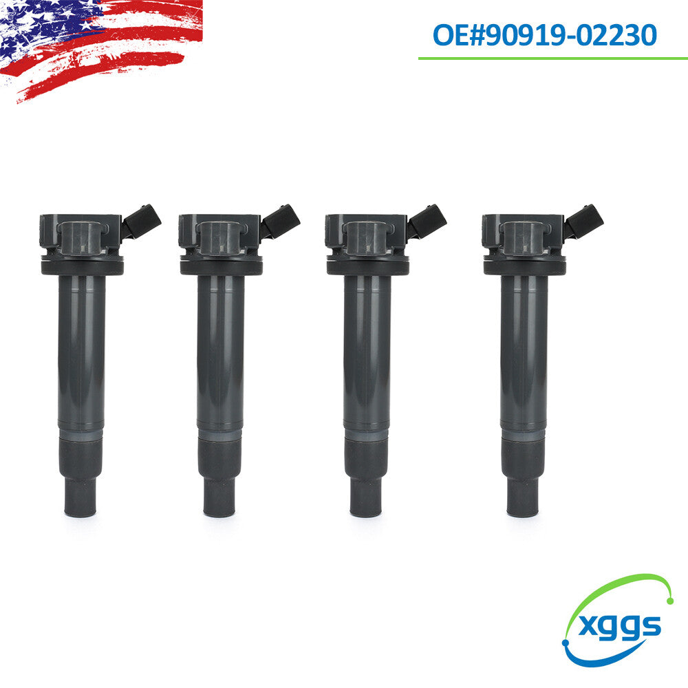 4PCS for Toyota Tundra 4.7L V8 2001-09 for LEXUS GS430 New Ignition Coil 90919-02230
