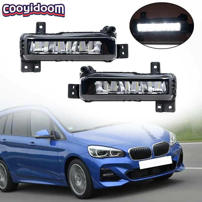 1Pair LED Fog DRL Daytime Running Lights Lamp for BMW G07 F45 F46 2019-2021