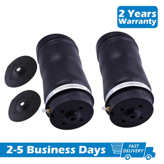 A pair of rear air suspension spring bags suitable for Mercedes W251, V251, R350, and R500 (2006-2013).