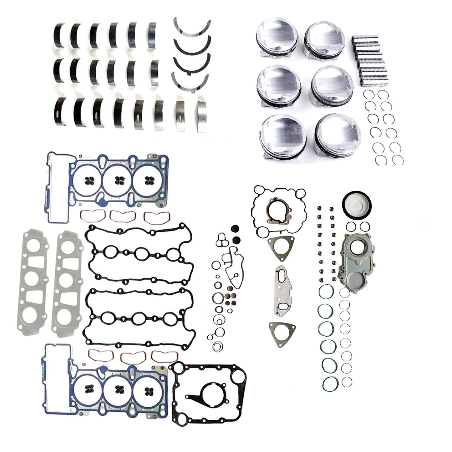 3.0T Cylinder Head Piston Gasket Seal Kit for VW Touareg for AUDI A4 A5 S5 A6 for A8 Q5