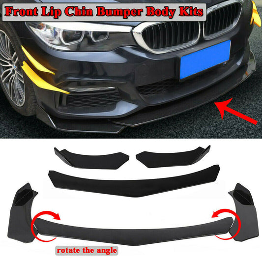 Gloss black front bumper lip kit boiler suitable for Honda for Civic , for BMW , for Mercedes-Benz , for Mazda