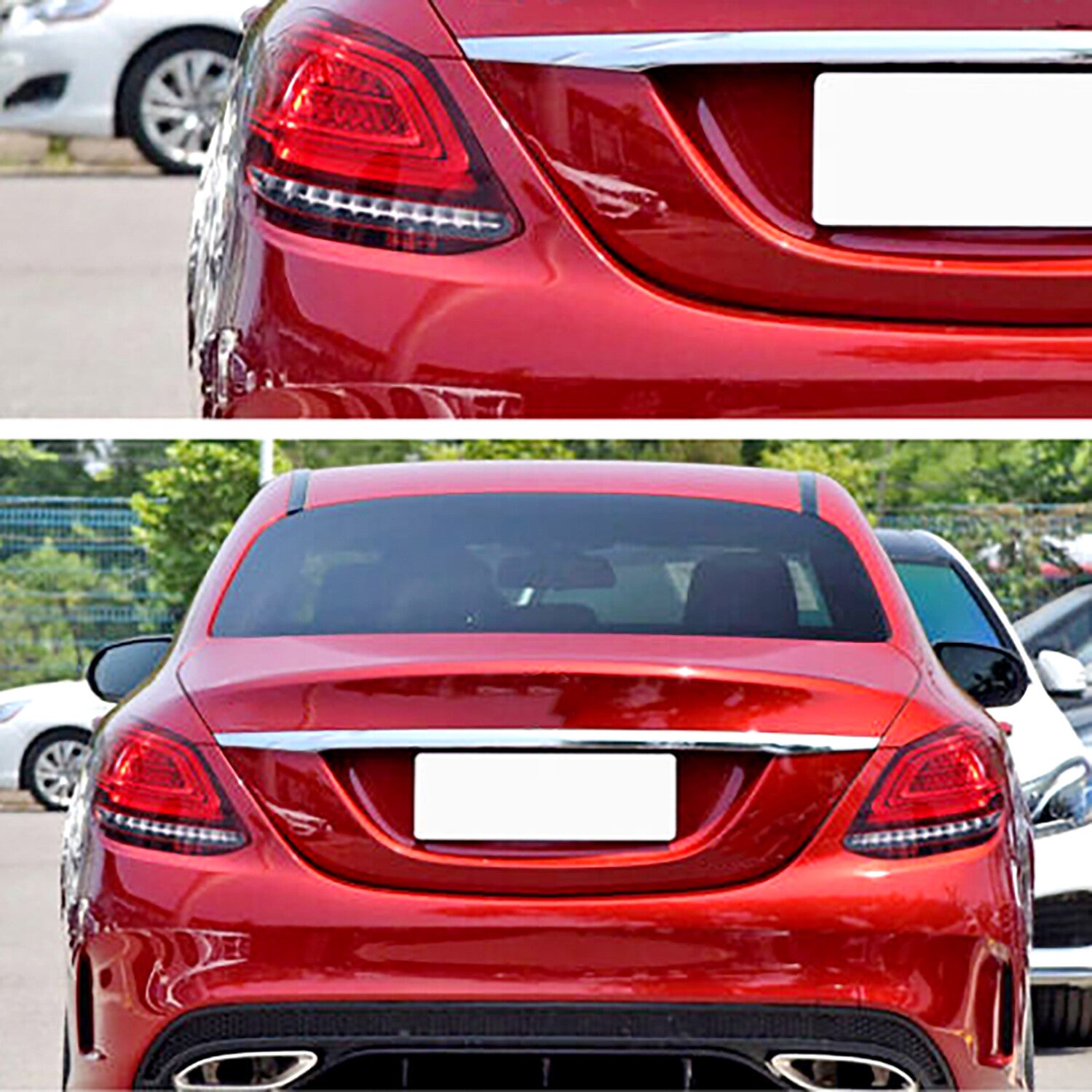 Tail Light Assembly for Mercedes-Benz C300 W205 Driver Passenger Side 14-21