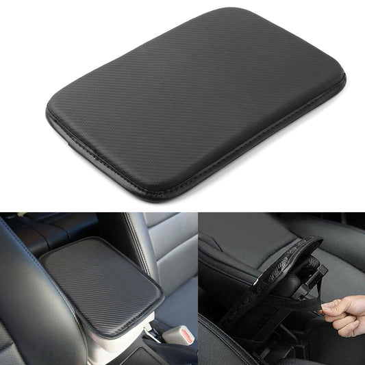 1Pc Carbon Fiber Car Center Console Armrest Cushion Pad Cover for CADILLAC