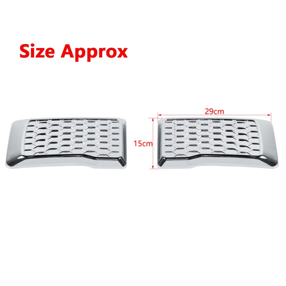 Front Bumper Guards Pads Grille Corner Decor Cover Trim for Ford F150 2015-2020