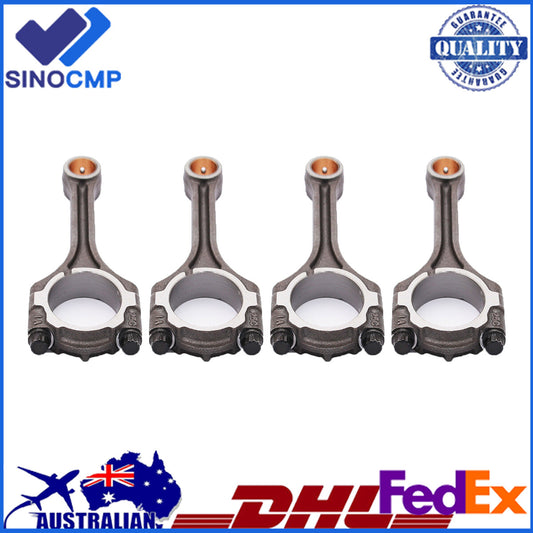 4Pcs Connecting Rod 23510-2B700 for 2014-2021 for Hyundai for Kia 1.6L Turbo
