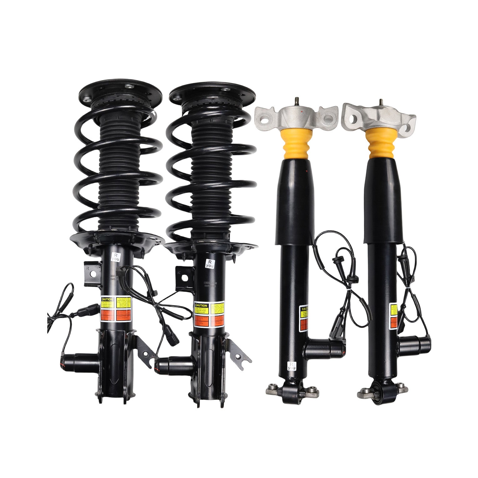A pair of rear left and right shock absorber struts are suitable for BMW F30, F31, F36, 320i, 328i, and 440i.