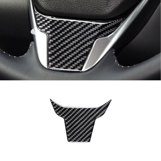Carbon Fiber Interior Steering Wheel Lower Cover Trim for Honda CR-V 2017-2021