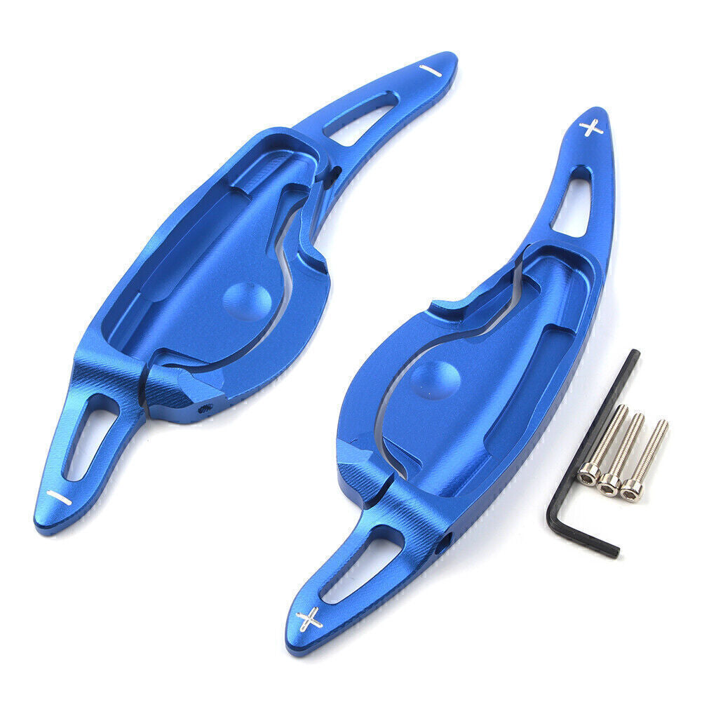 Car Steering Wheel Paddle Shifter Extension Blue Fit for Hyundai LA FESTA 2019