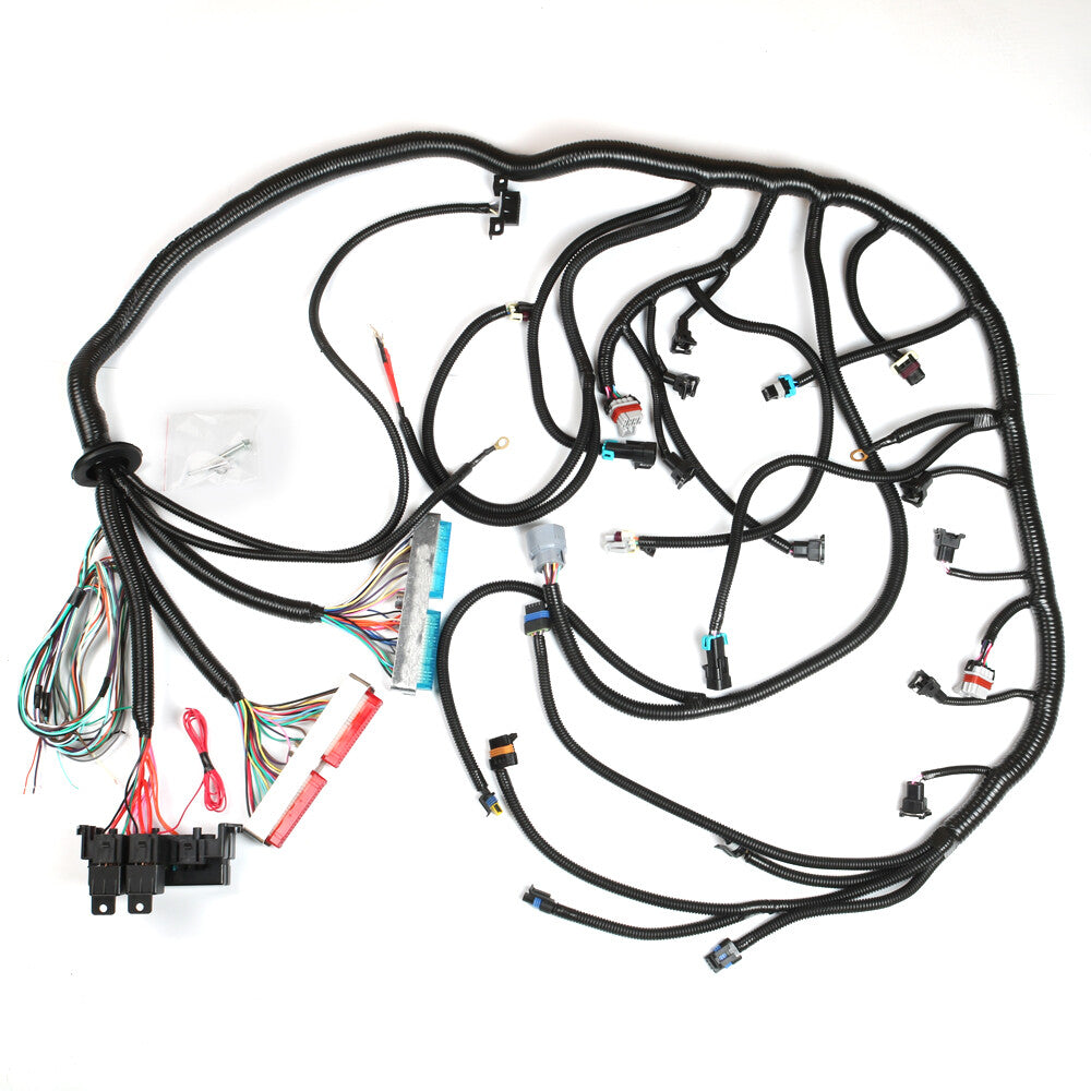 For LS SWAP 4.8 5.3 6.0 97-06 Drive by Cable DBC LS1 4L60E Stand Alone Harness