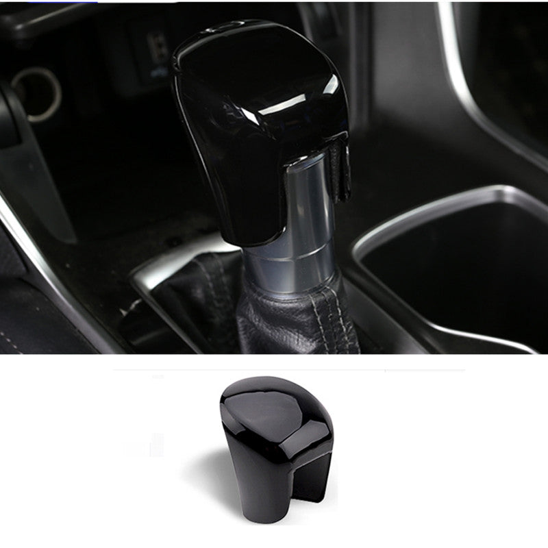 for Honda for Civic 2022-2023 Gloss Black Center Console Gear Shift Knob Cover Trim