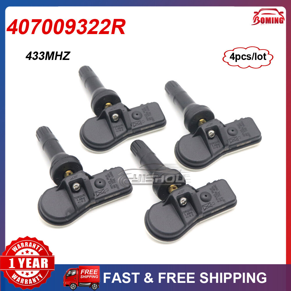 TPMS tire pressure monitoring sensor suitable for Dacia for Renault for Opel 433MHz 407009322R