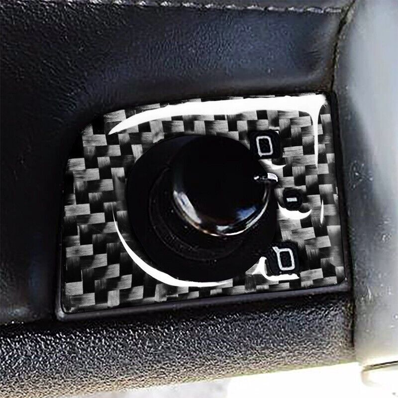 Real Carbon Fiber Car Window Switch Panel Cover Trim Fit for Audi TT 8N 01-2006