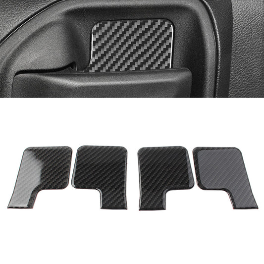 4 Pcs Interior Door Handle Bowl Cover Trim for Jeep for Wrangler JK 2011-2017
