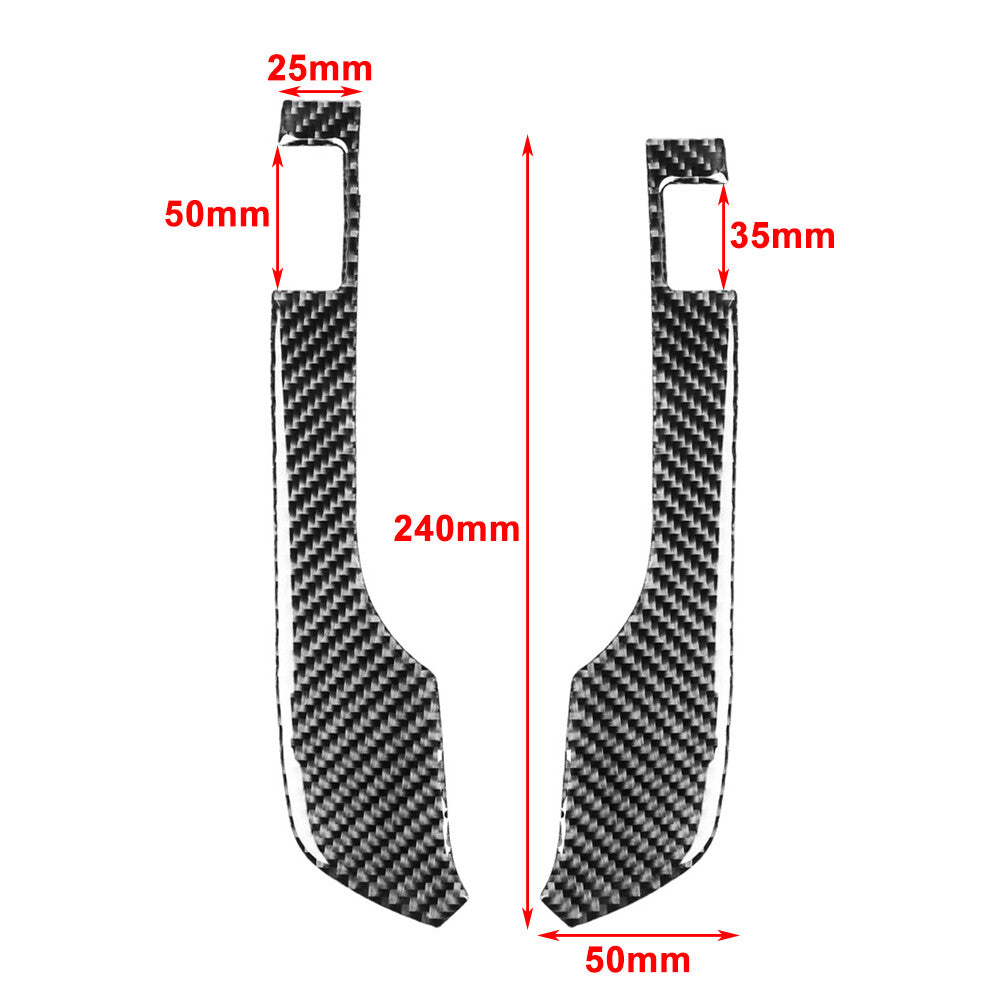 Interior Speedometer Side Cover Trim for Nissan GTR R35 2008-2016 Red 2pcs Car
