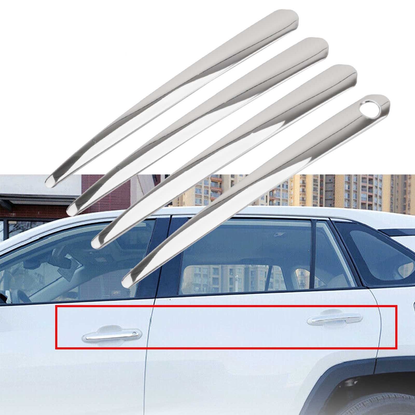 4Pcs Chrome Door Handle Cover ABS Trim Fit for Toyota RAV4 2019-21 Car Accesory AT