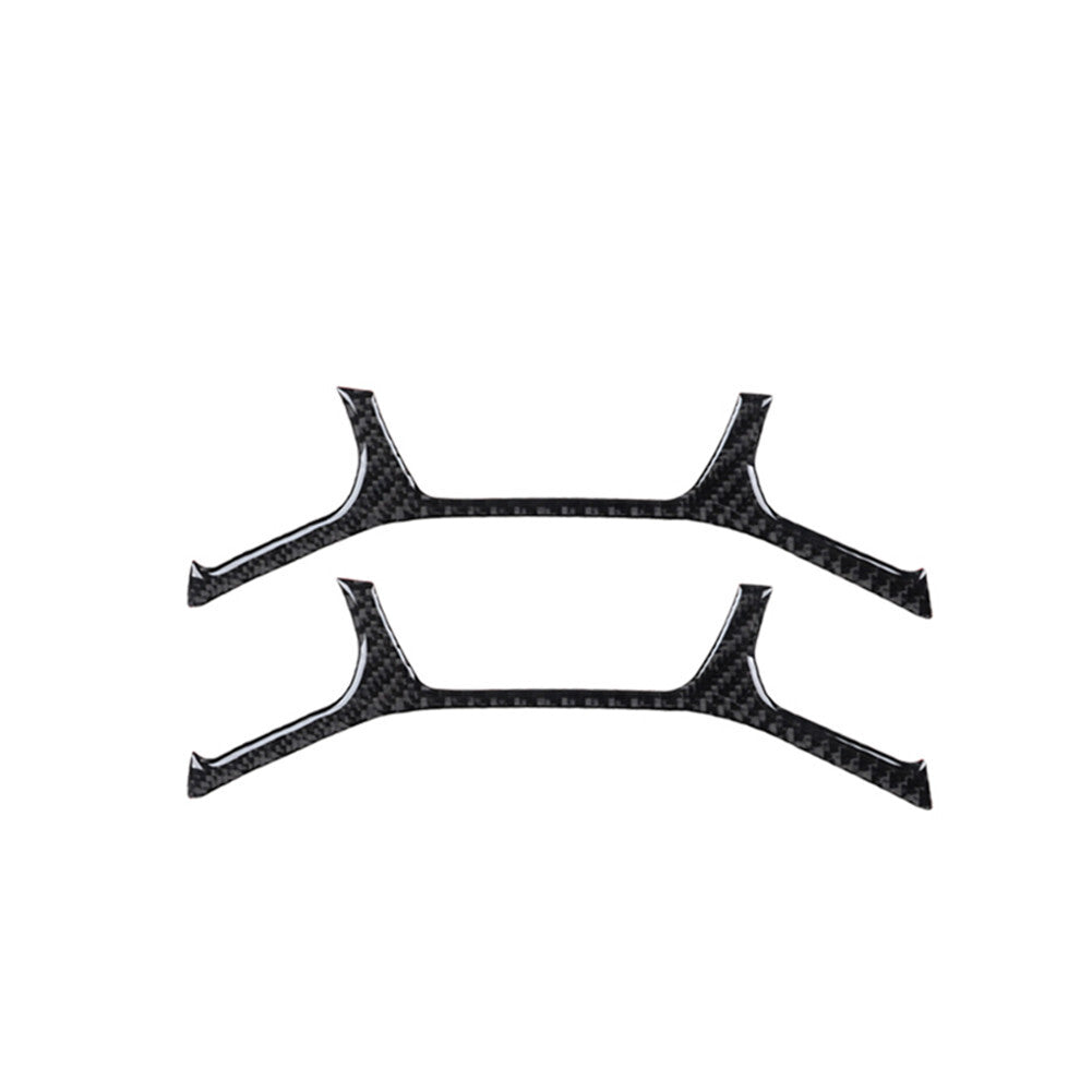 2X Carbon Fiber for Seat Head Molding Trim Cover for Toyota Supra A90 2019-2022