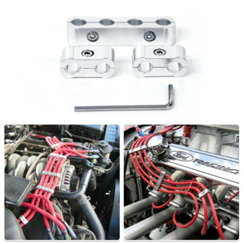 12-Piece Engine Spark Plug Wiring Splitter Divider Aluminum Alloy Suitable for Honda