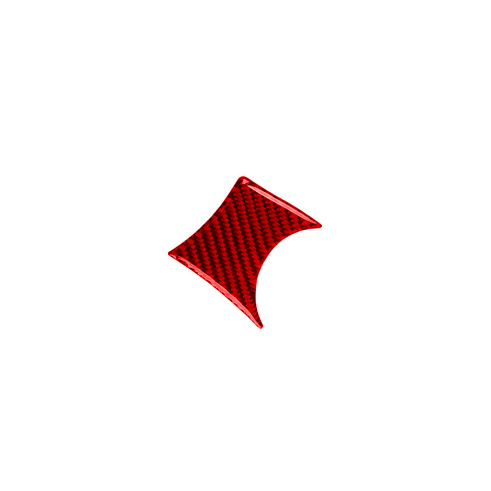 Red carbon fiber interior start button trim for Mercedes-Benz M-Class 2006-2011