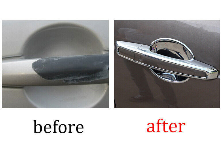 8X for Land Rover Discovery 5 17-25 Chrome Exterior Side Door Handle Cover Trims