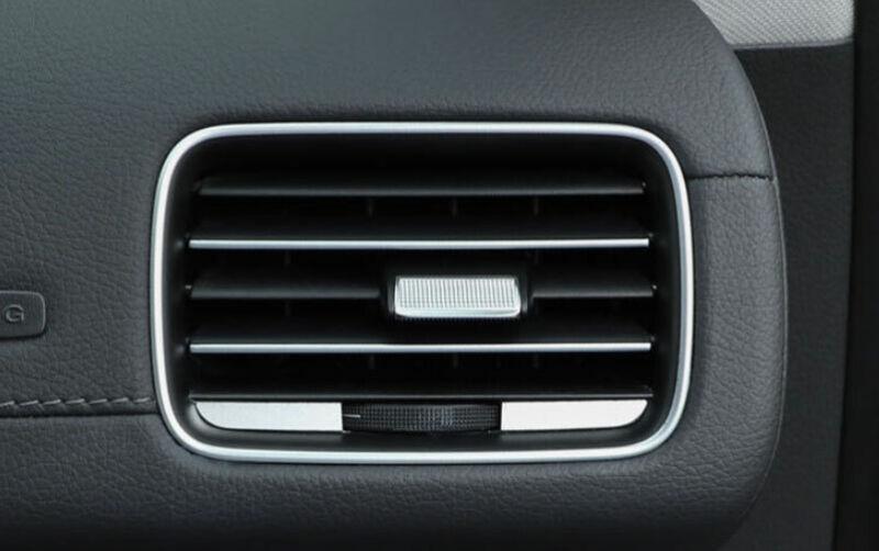 for Benz 2020-2022 GLE GLS Silver Titanium Dashboard Air Outlet Vent Strip Trim