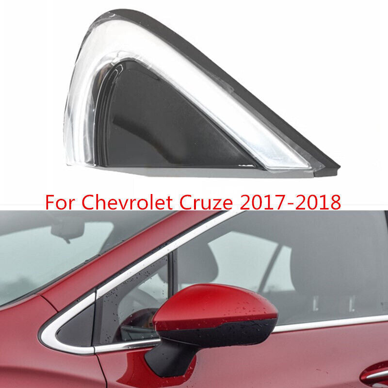 Chrome Exterior LH Window Molding Triangle Trim Cover for Chevrolet for Cruze 17-18
