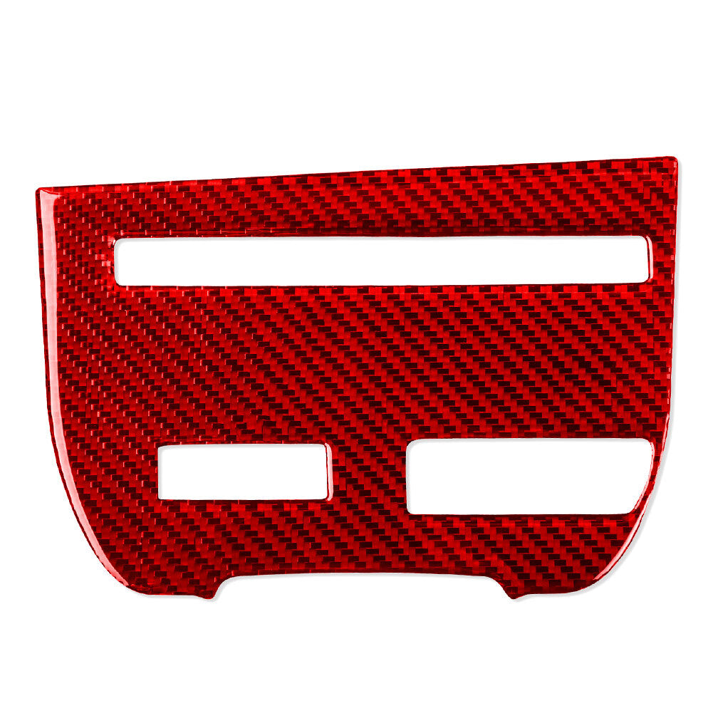 Central Console CD Panel Cover Trim Car Fit for Nissan GTR R35 2008-2016 Red Auto ne