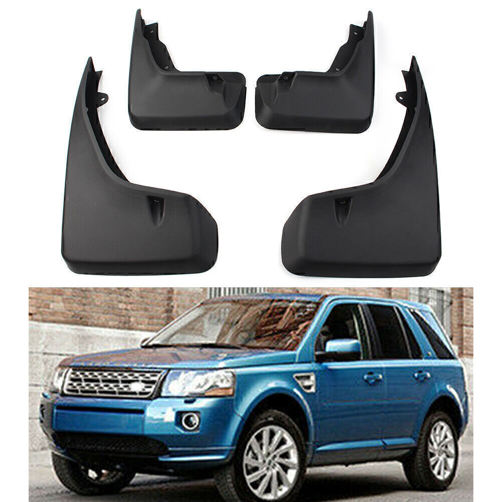 Front Rear Mud Flaps Splash Guards For 2008-15 for Land Rover LR2 LR003324 LR003322