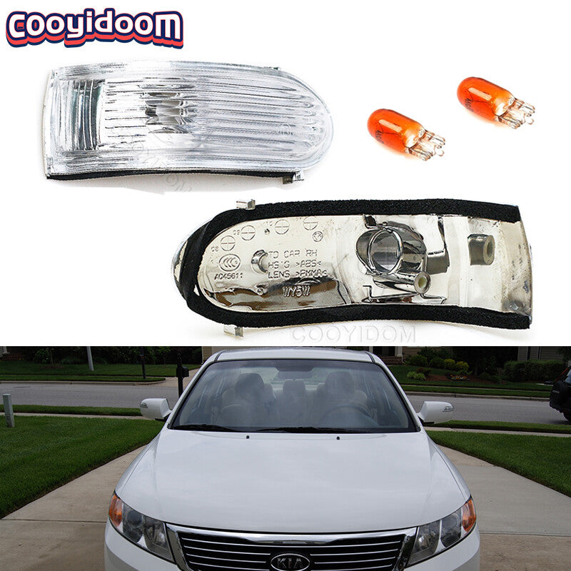 1 Pair Mirror Turn Signal Lamp for Kia Forte Koup 2009 2010 2011 2012 Left+Right