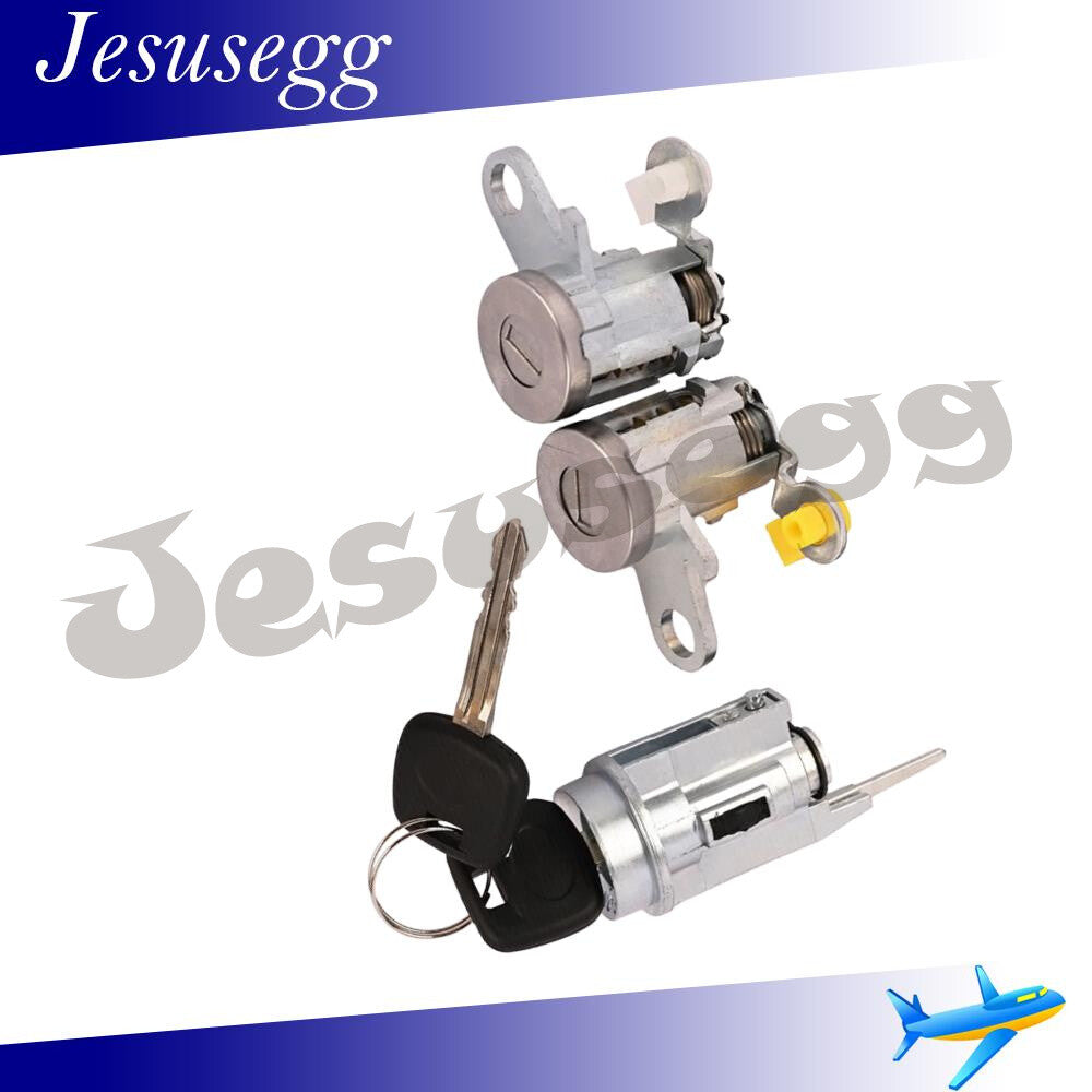 Door Lock Key Ignition Lock Cylinder Set for Toyota For Tacoma 95-04 69005-35840