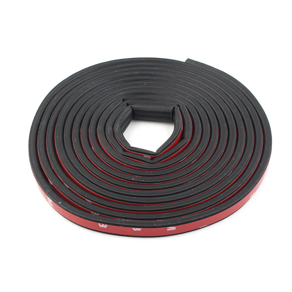13FT B-Shape Trim Rubber Strip Universal Door Edge Seal Hollow Weather-strip