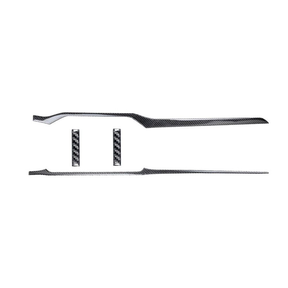 4Pcs Carbon Fiber Interior Dashboard Strip Cover Trim for Mazda CX-9 2016-2022
